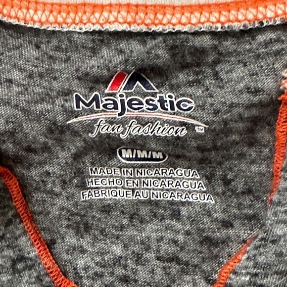 NFL Majestic Bengals Football Women's Short Sleeve Sporty T Shirt Top Tee - Picture 5 of 6